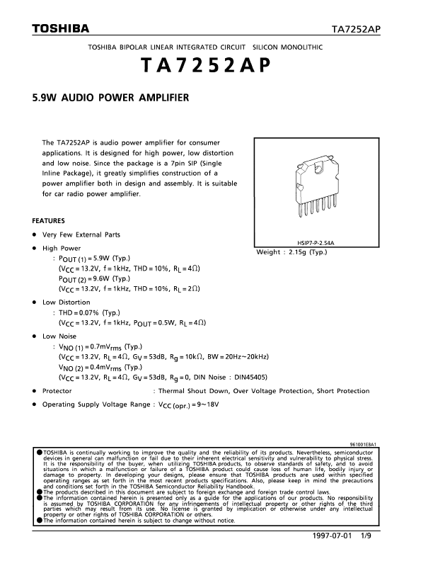 TA7252AP