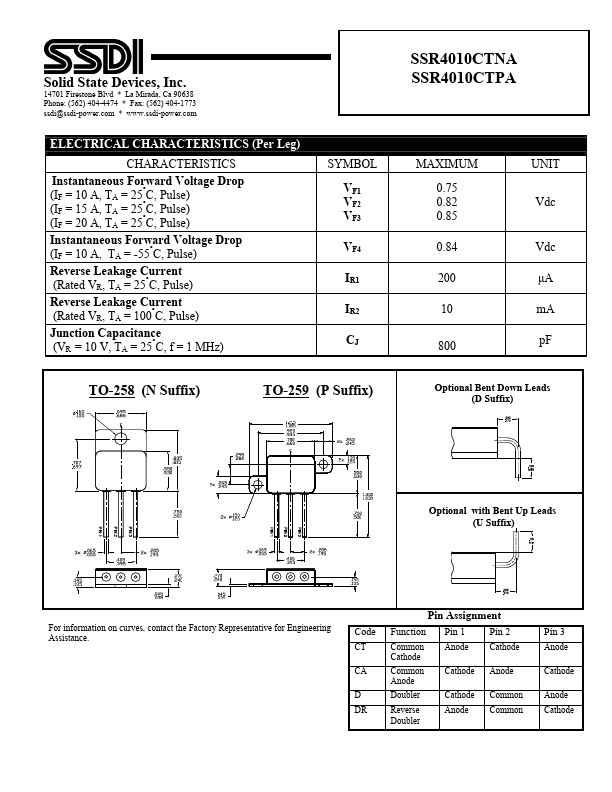 SSR4010CTNA