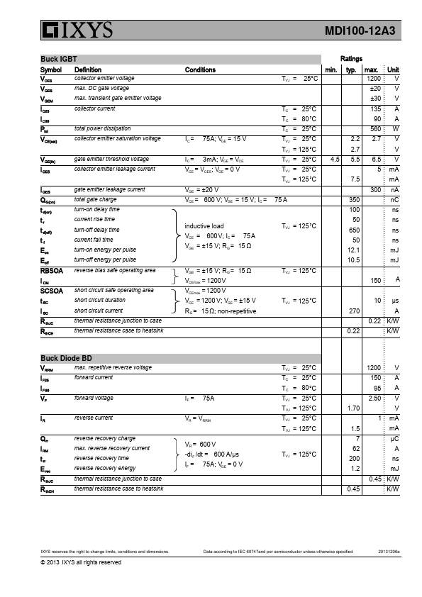 MDI100-12A3