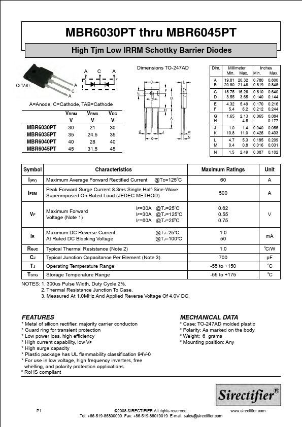 MBR6030PT