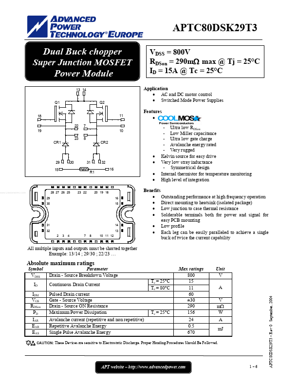 APTC80DSK29T3