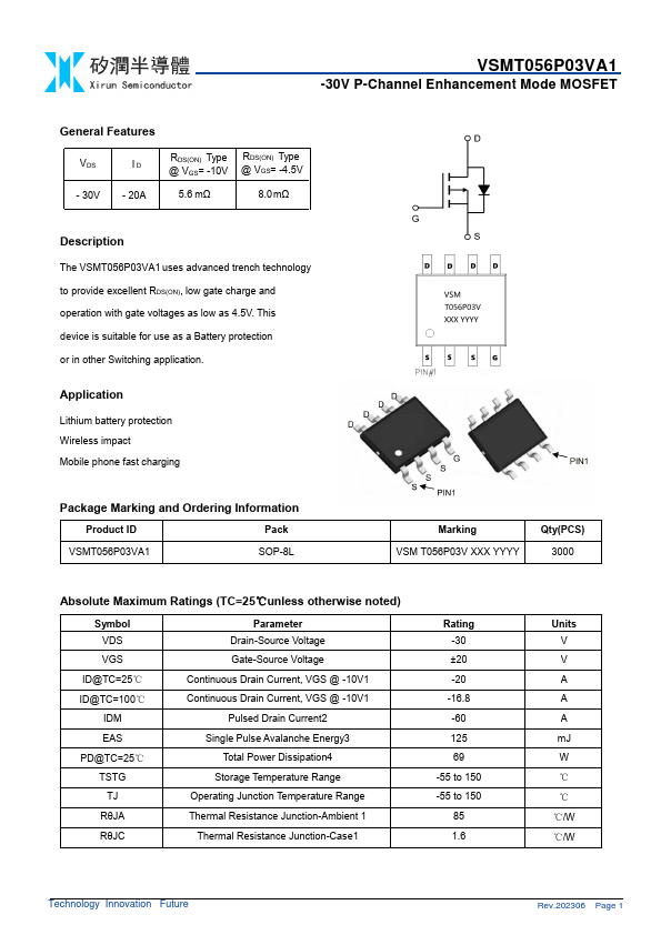 VSMT056P03VA1 Datasheet Preview