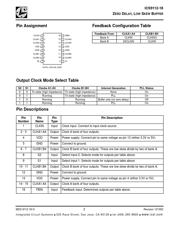 ICS9112-18