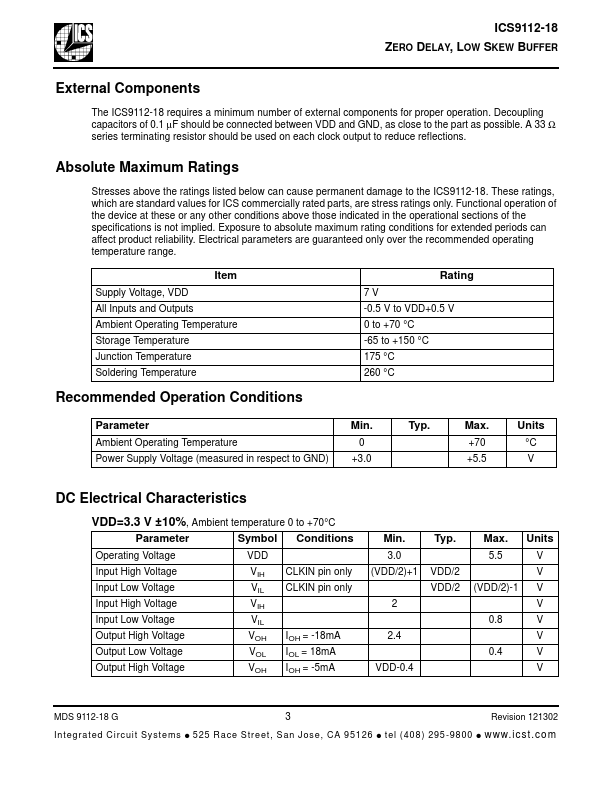 ICS9112-18