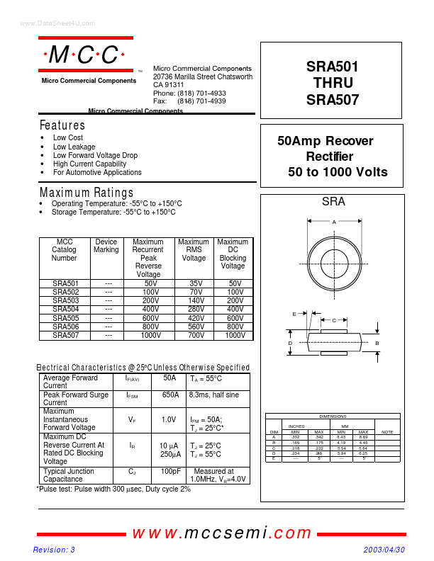 SRA501