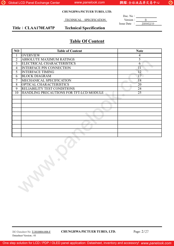 CLAA170EA07P