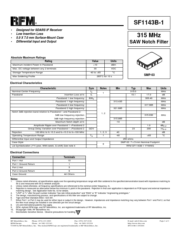 SF1143B-1