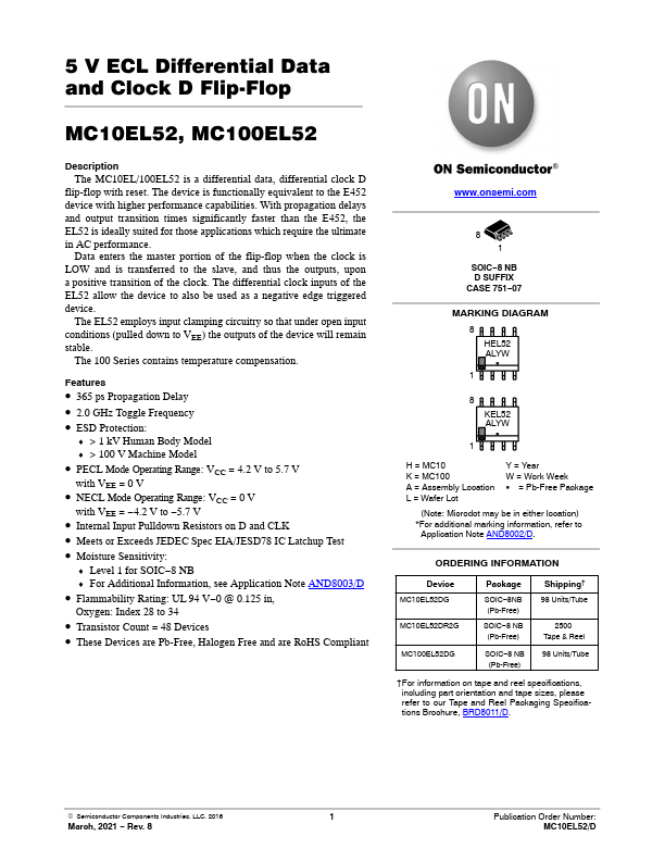 MC10EL52