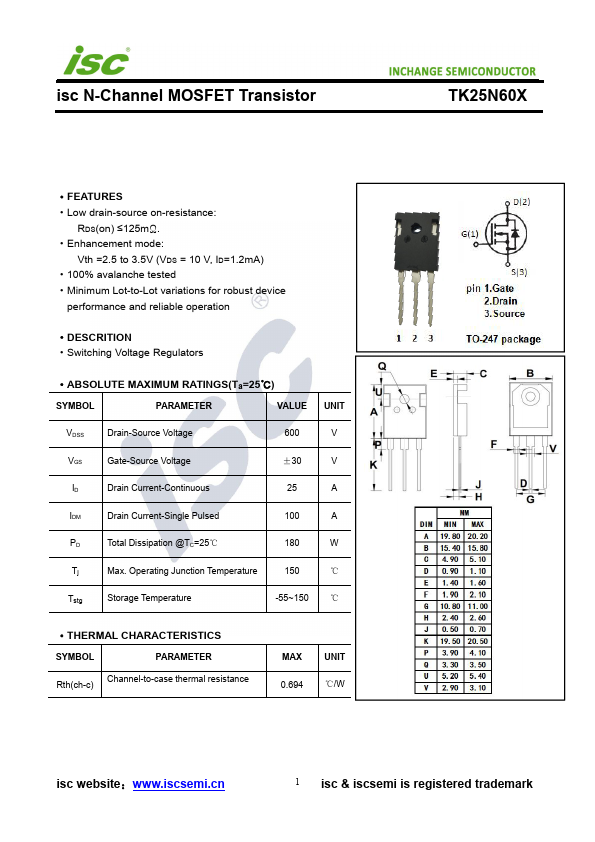 TK25N60X