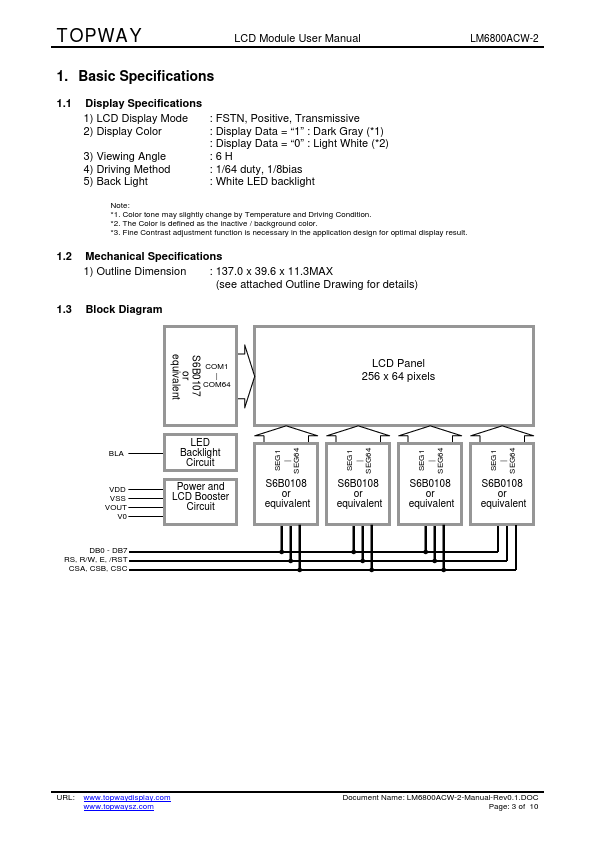 LM6800ACW-2