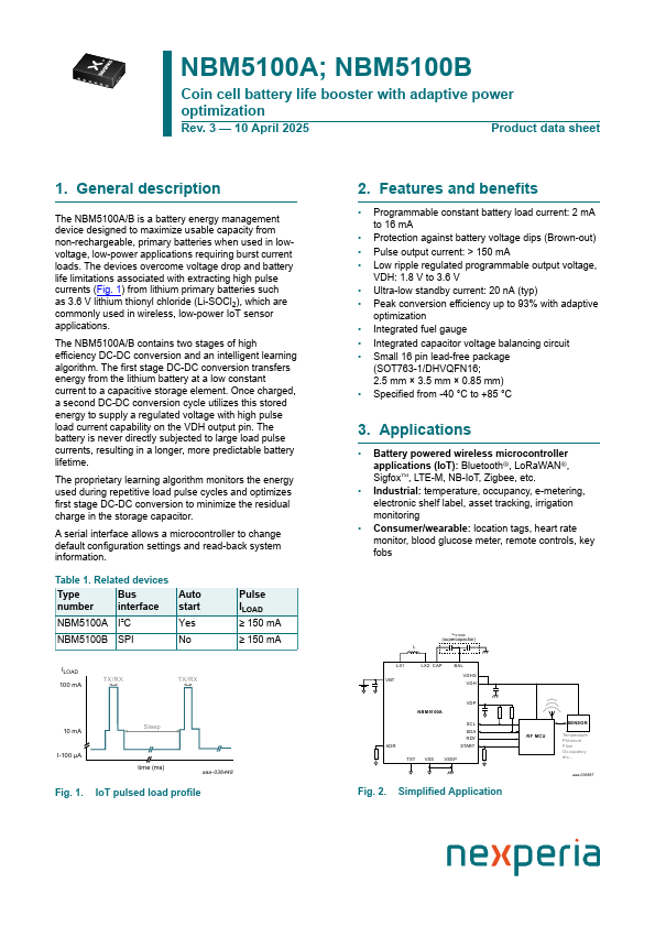 NBM5100B Datasheet Preview