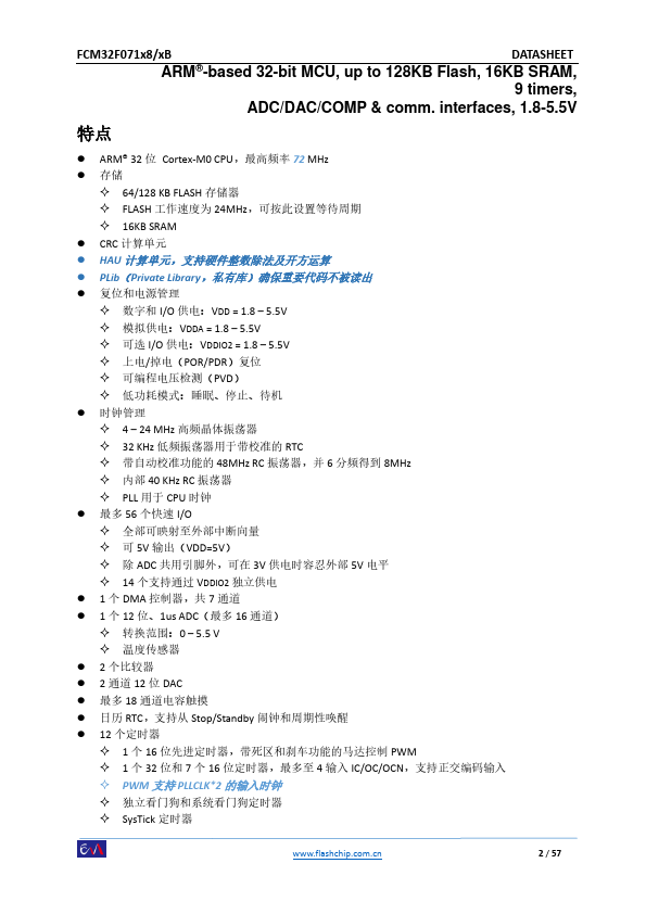 datasheet Preview Page 2