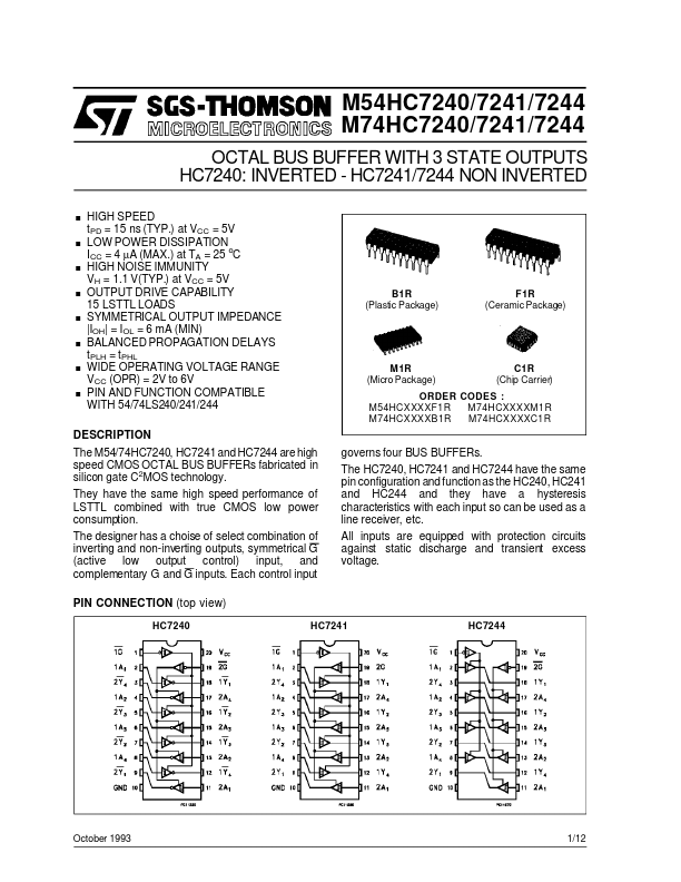 M54HC7240