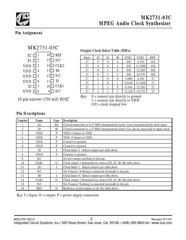 MK2731-03C