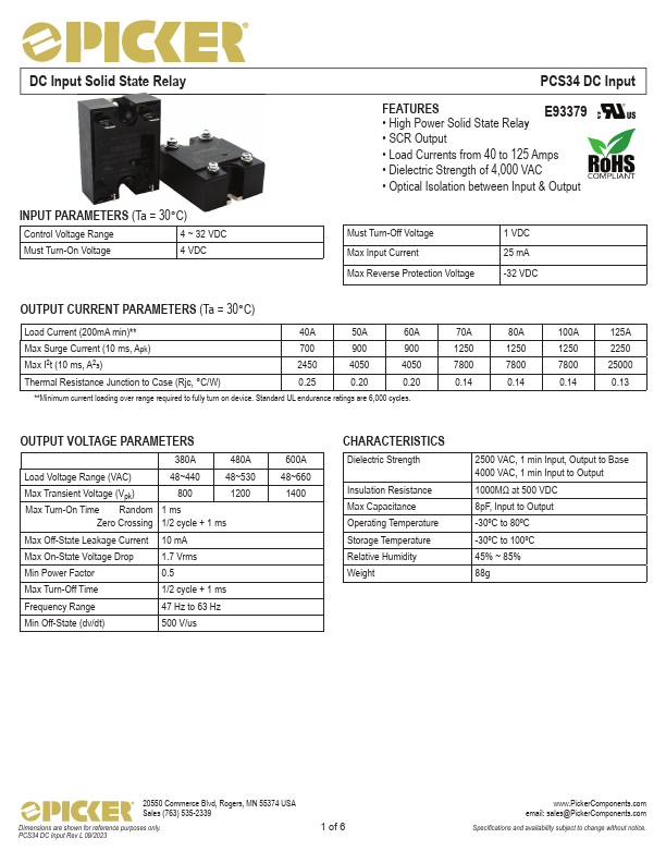 PCS34 Datasheet Preview