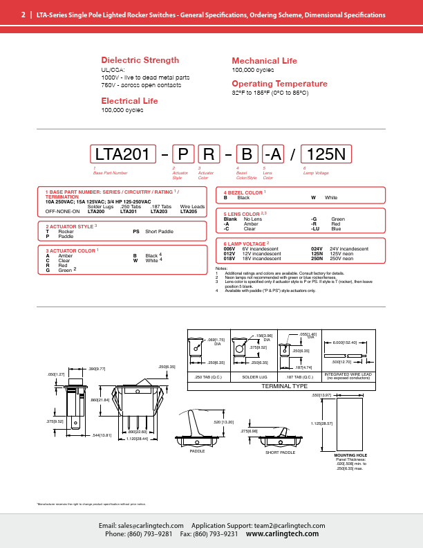 LTA211-PW-B-R