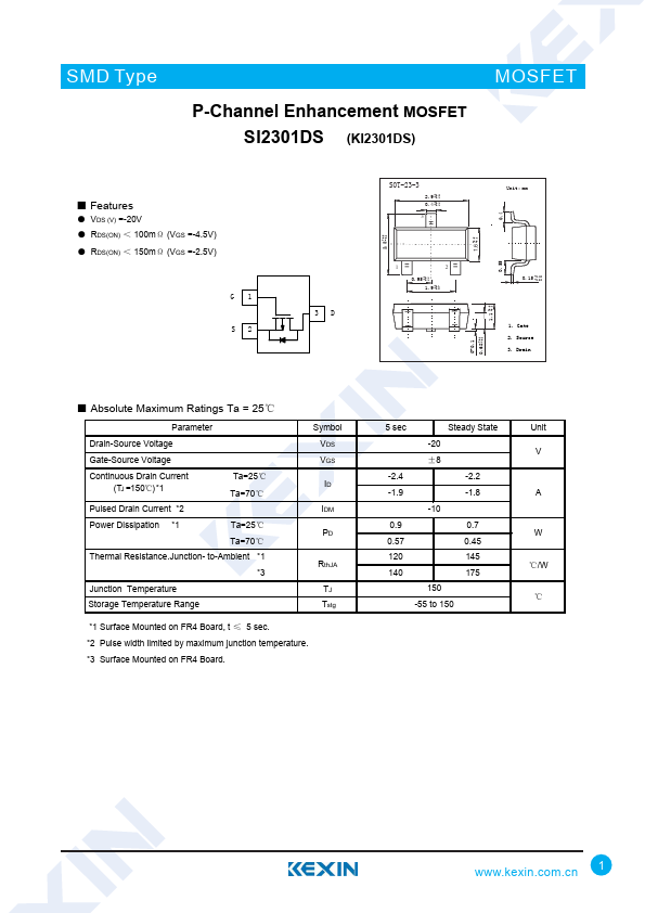 SI2301DS