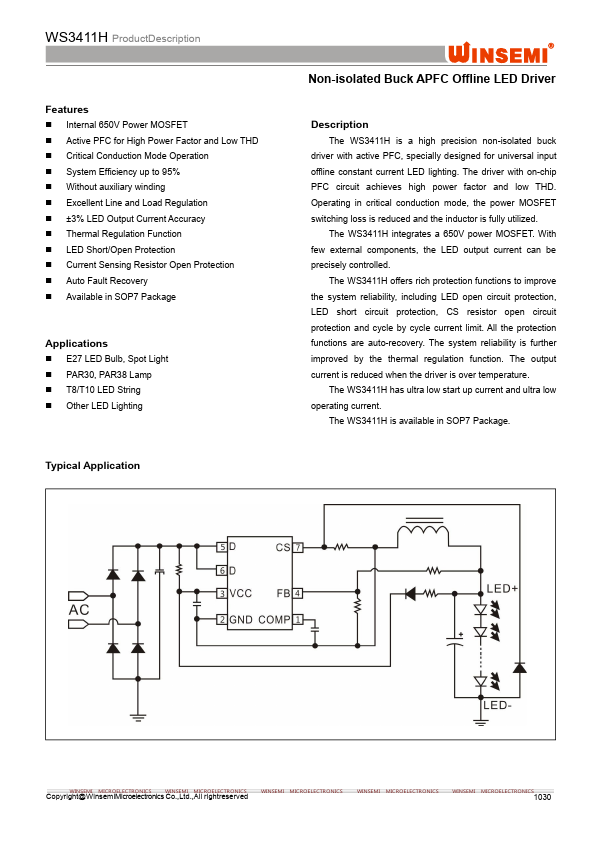 WS3411H