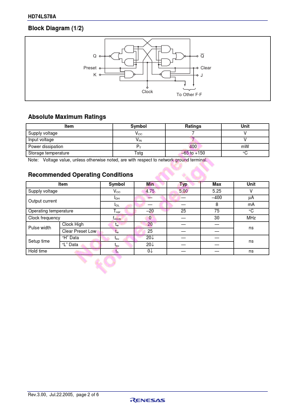 HD74LS78A