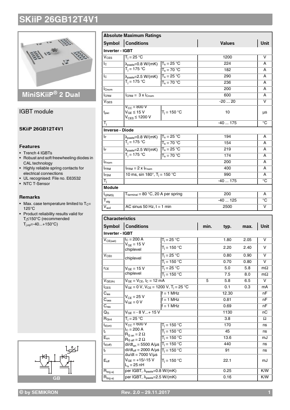 SKiiP26GB12T4V1