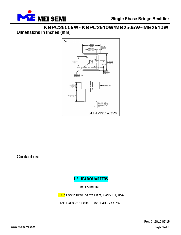 MB2505W