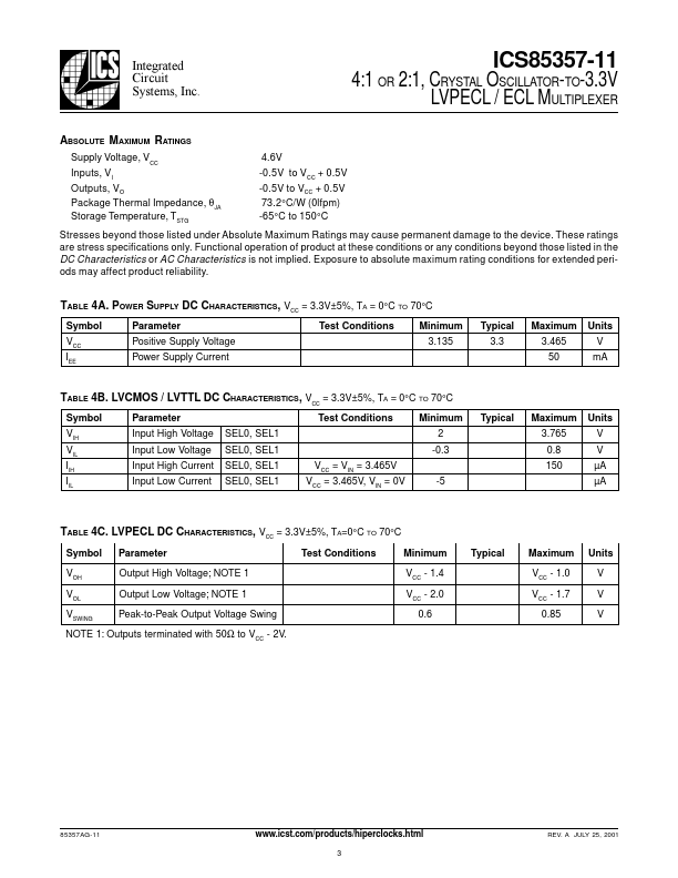 ICS85357-11