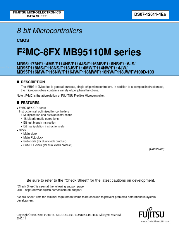 MB95F114MW