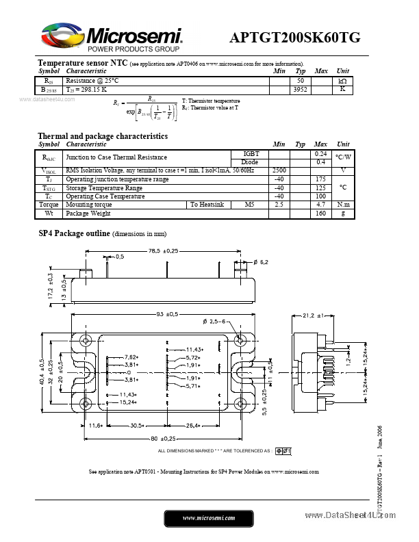 APTGT200SK60TG