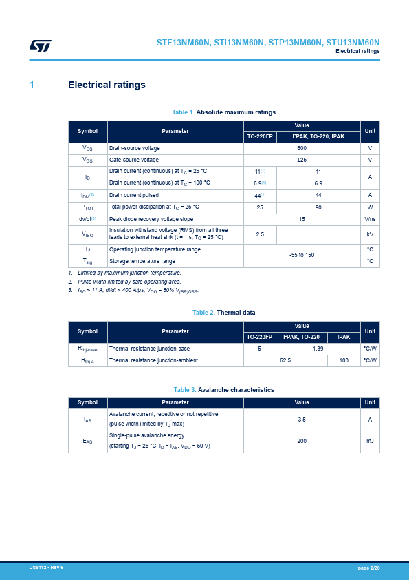 STI13NM60N