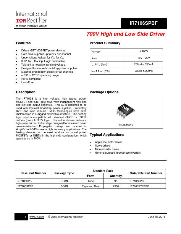 IR7106STRPBF