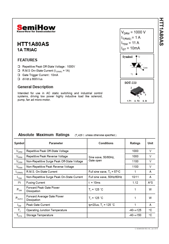 HTT1A80AS