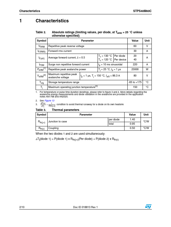 STPS40M60C