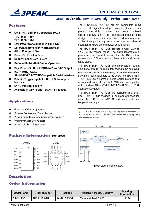 TPC112S8 Datasheet Preview