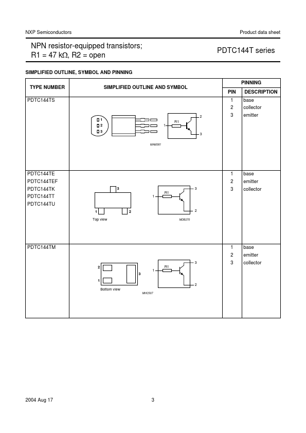 PDTC144T