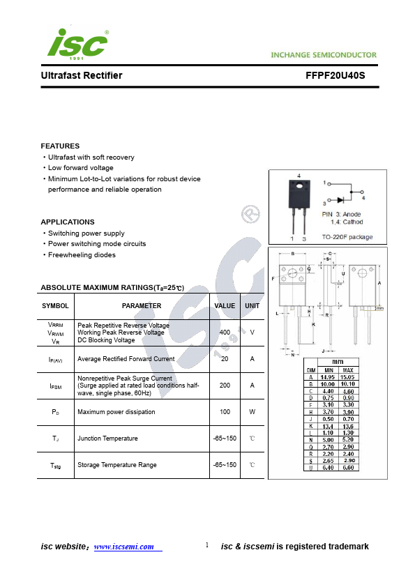 FFPF20U40S