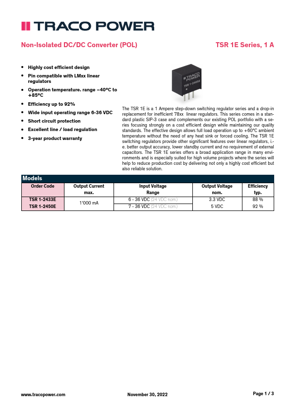 TSR1-2450E