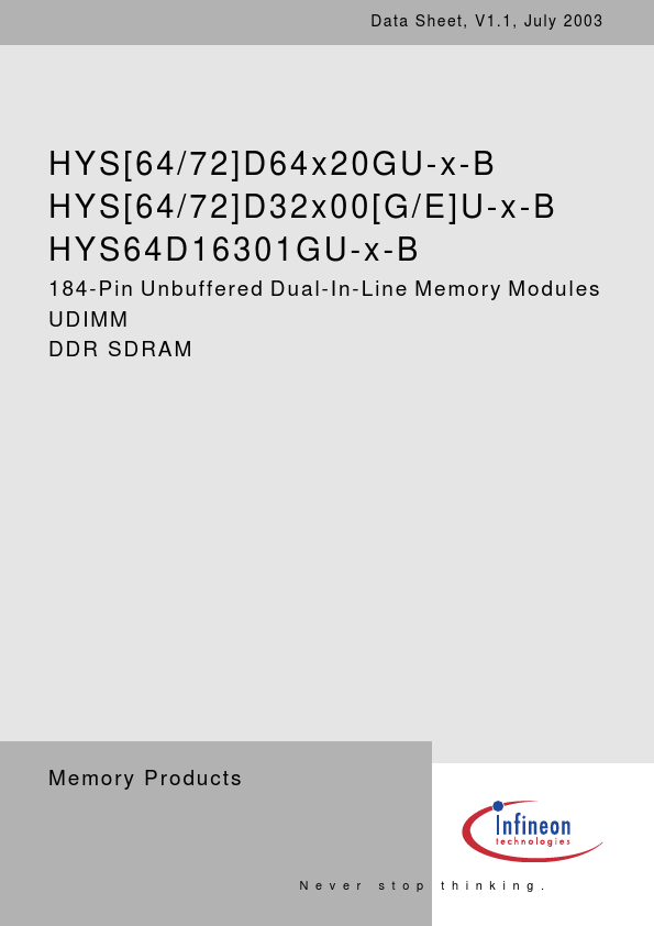 HYS64D32300GU-6-B