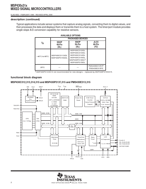 MSP430P315S