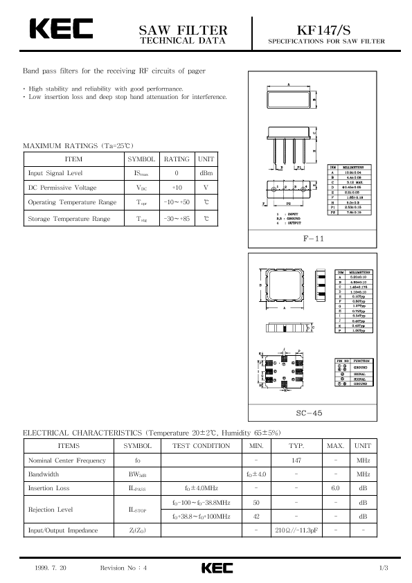 KF147S