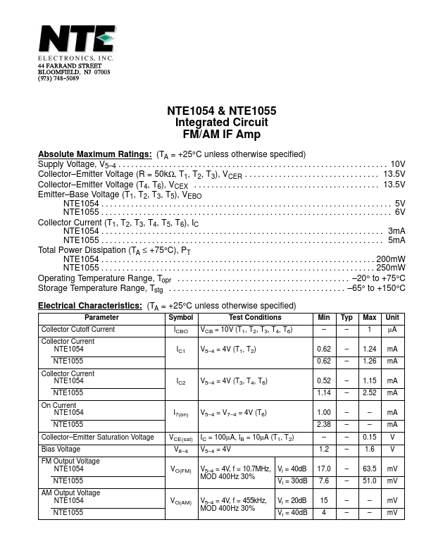 NTE1054