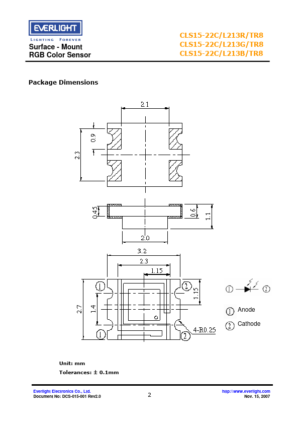 CLS15-22C-L213G-TR8