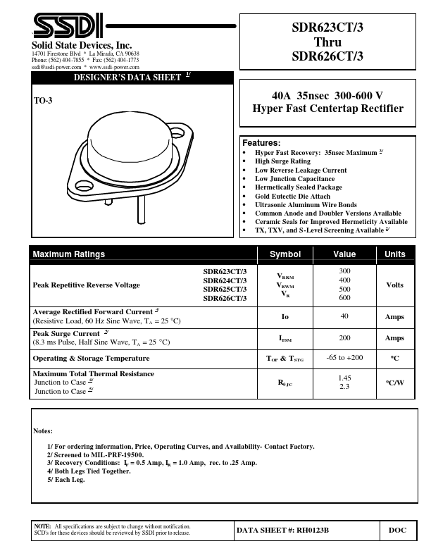 SDR624CT-3