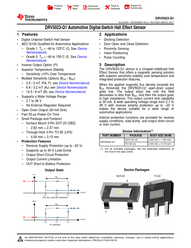 DRV5023-Q1