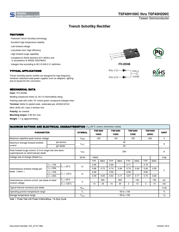 TSF40H200C