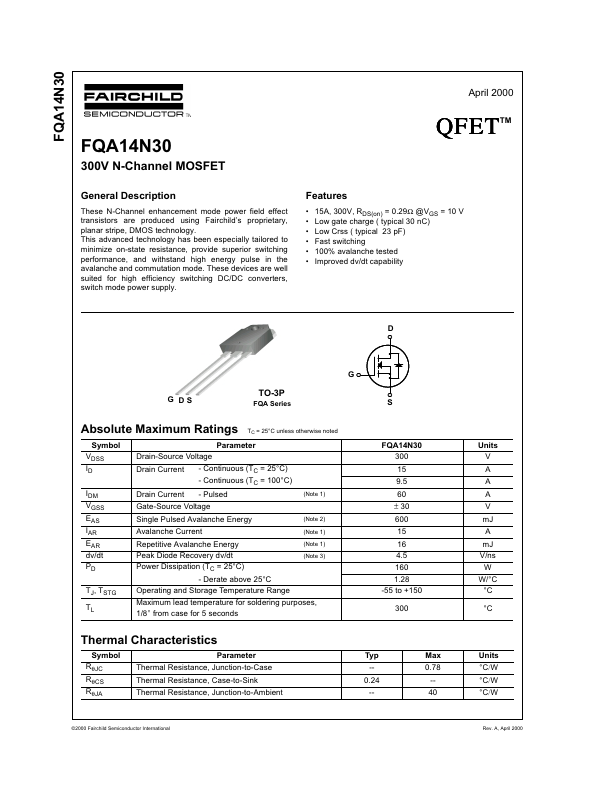 FQA14N30