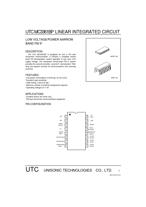 UTCMC3361BP