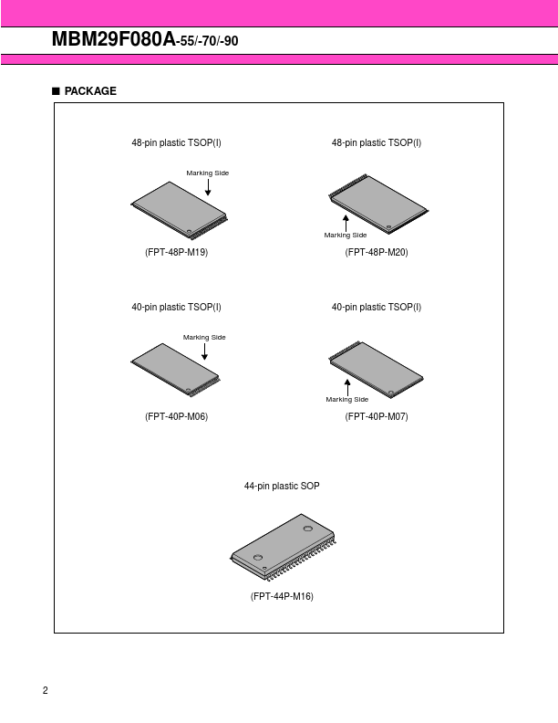 MBM29F080A-70