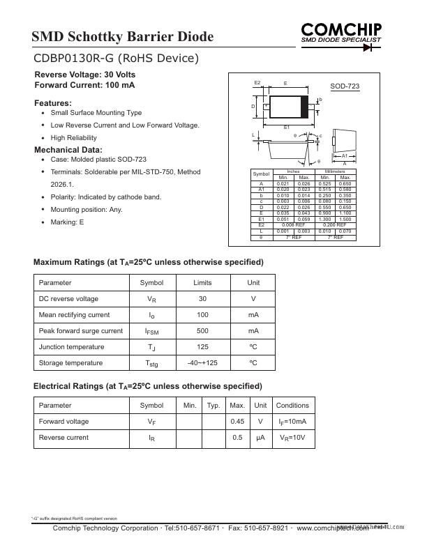 CDBP0130R-G