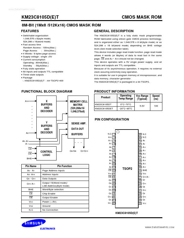 KM23C8105DET