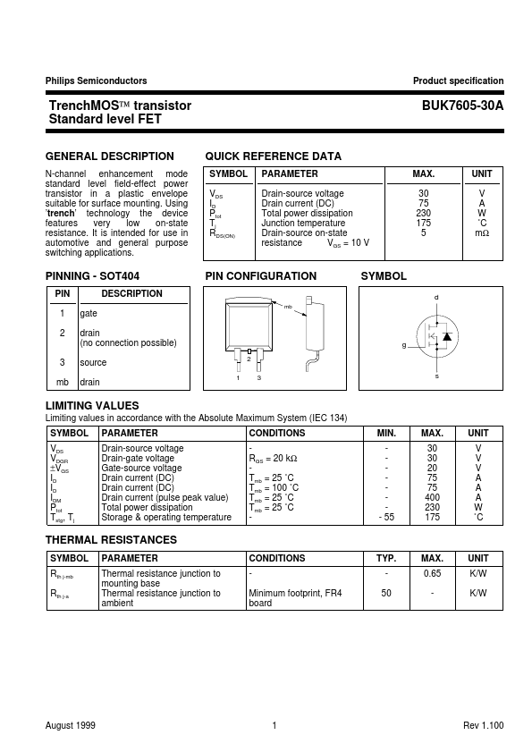 BUK7605-30A